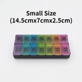 7 Day Portable Travel Pill Organizer/14 Compartments/Elderly and Disability Aid/Daily Aid Store