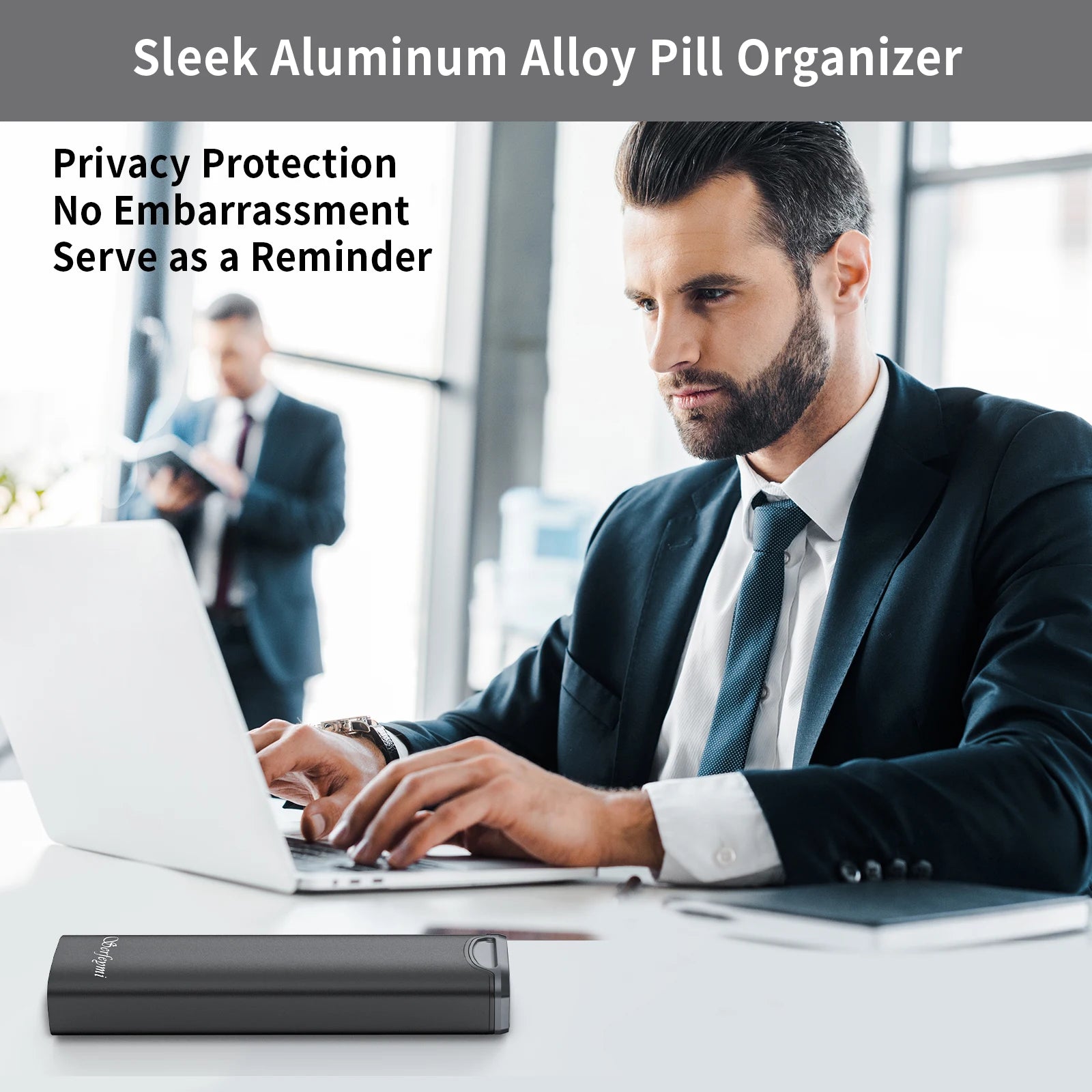 7 Day Metal travel Pill Organizer/Slim and Portable /Elderly and Disability Dail Aid /Daily Aid Store